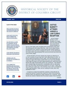 Screenshot of January 2026 Newsletter page 1