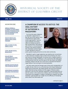 Screenshot of April 2026 Newsletter page 1