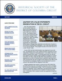Thumbnail of Issue #68 The Quarterly Newsletter of The Historical Society of the D.C. Circuit